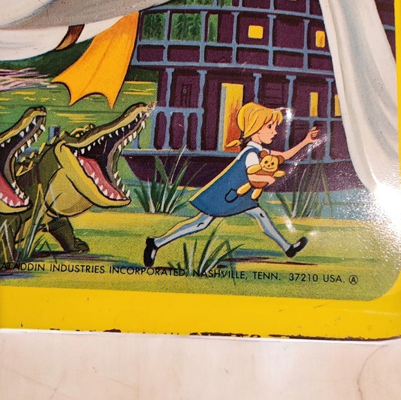 THE RESCUERS metal Disney LUNCH BOX & THERMOS vintage 1977 - Picture 11 of 16